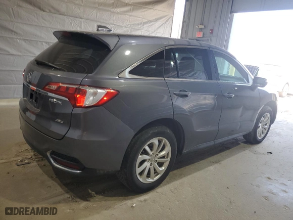 2017 Acura RDX with VIN 5J8TB4H39HL020918, listed as a Copart auction lot 52717695 with 107,124 mi miles and Clean Title. Bid and sale history available at carsss.com. Image 3.