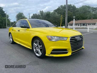 2016 Audi A6 Premium Plus with VIN WAUGFAFC8GN117551, listed as a Copart auction lot 65941565 with 153,367 mi miles and Clean title. Bid and sale history available at DreamBid. Image 1.