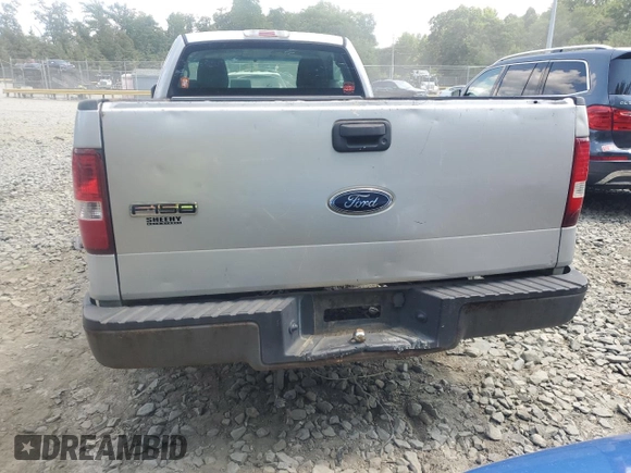 2005 Ford F-150 XL with VIN 1FTRF12295NB78865, listed as a Copart auction lot 66308814 with 237,737 mi miles and Clean title. Bid and sale history available at DreamBid. Image 6.
