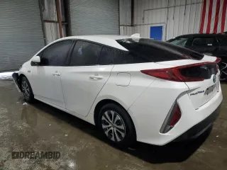 2021 Toyota Prius LE with VIN JTDKAMFP3M3176000, listed as a Copart auction lot 59836145 with 75,196 mi miles and Clean title. Bid and sale history available at DreamBid. Image 2.