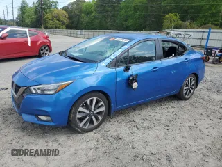 2021 Nissan Versa SR z VIN 3N1CN8FV7ML805439, wystawiony jako Copart lot #52499515 z przebiegiem 61 688 mil mil oraz Szkoda całkowita • Salvage title. Historia ofert i sprzedaży dostępna na DreamBid. Obrazek 1.