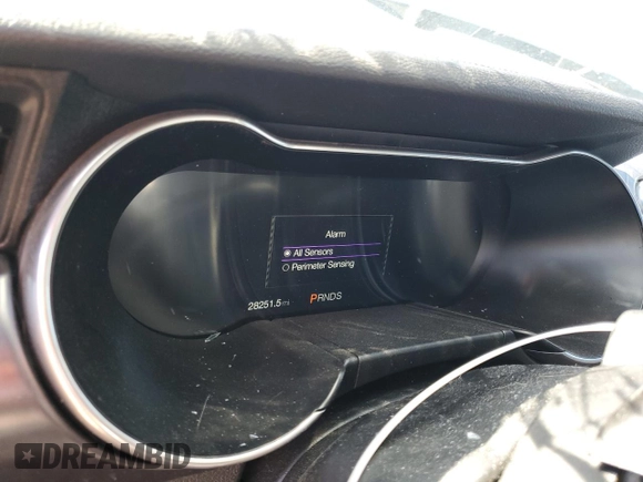 2022 Ford Mustang Mach 1 with VIN 1FA6P8R02N5550873, listed as a Copart auction lot 84325234 with 28,251 mi miles and Salvage title. Bid and sale history available at DreamBid. Image 9.