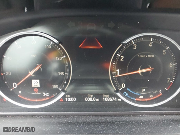 2015 BMW 7 Series 750Li xDrive with VIN WBAYF8C52FD655024, listed as a Copart auction lot 88956915 with 108,674 mi miles and Salvage Title. Bid and sale history available at carsss.com. Image 9.