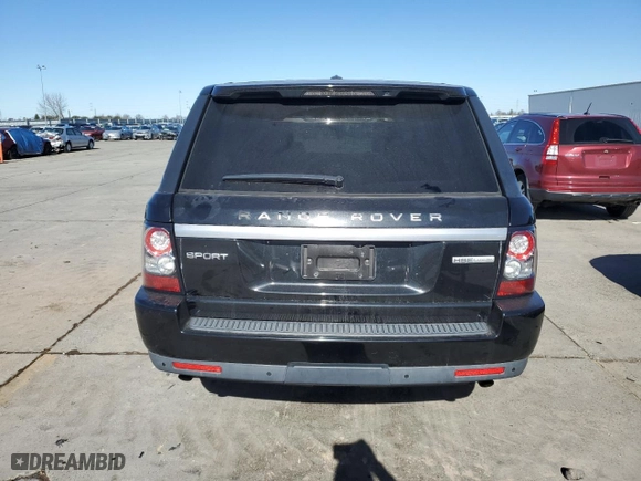 2012 Land Rover Range Rover Sport HSE LUX with VIN SALSK2D42CA756898, listed as a Copart auction lot 44190795 with 108,475 mi miles and Salvage Title. Bid and sale history available at carsss.com. Image 6.