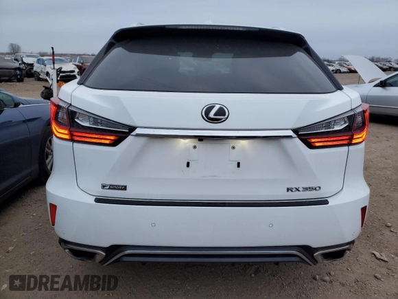 2019 Lexus RX 350 with VIN 2T2BZMCA0KC198352, listed as a Copart auction lot 84217554 with 80,624 mi miles and Salvage title. Bid and sale history available at DreamBid. Image 6.