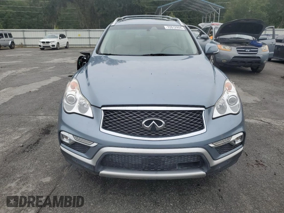 2017 Infiniti QX50 with VIN JN1BJ0RP8HM388592, listed as a Copart auction lot 72812894 with 40,425 mi miles and Salvage Title. Bid and sale history available at carsss.com. Image 5.