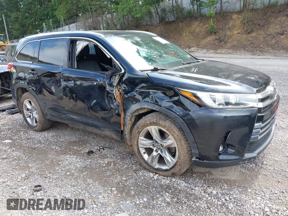2019 Toyota Highlander Limited with VIN 5TDDZRFH5KS704283, listed as a IAAI auction lot 42597169 with 26,147 mi miles and . Bid and sale history available at DreamBid. Image 1.