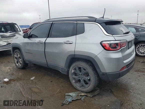 2020 Jeep Compass Limited with VIN 3C4NJDCB4LT119930, listed as a Copart auction lot 52212935 with 120,642 mi miles and Salvage Title. Bid and sale history available at DreamBid. Image 2.
