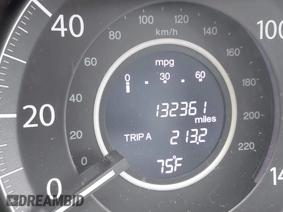 2012 Honda CR-V EX-L with VIN 2HKRM4H73CH606663, listed as a IAAI auction lot 42523931 with 132,361 mi miles and . Bid and sale history available at DreamBid. Image 15.