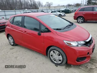 2019 Honda Fit LX with VIN 3HGGK5H45KM732347, listed as a Copart auction lot 49283045 with 0 mi miles and Salvage Title. Bid and sale history available at carsss.com. Image 4.