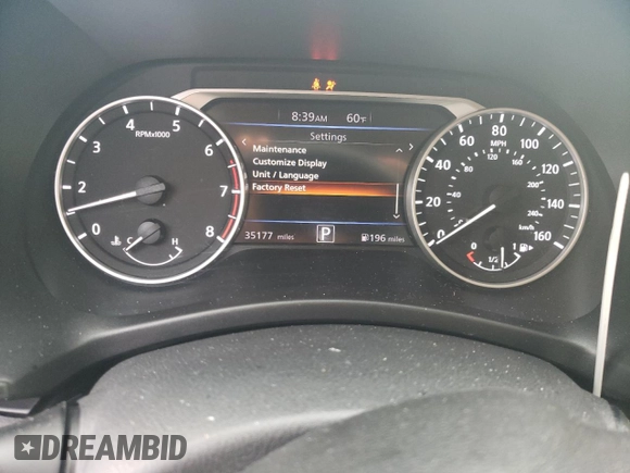 2020 Nissan Sentra SV with VIN 3N1AB8CV3LY270356, listed as a Copart auction lot 50749345 with 35,177 mi miles and Salvage Title. Bid and sale history available at DreamBid. Image 9.