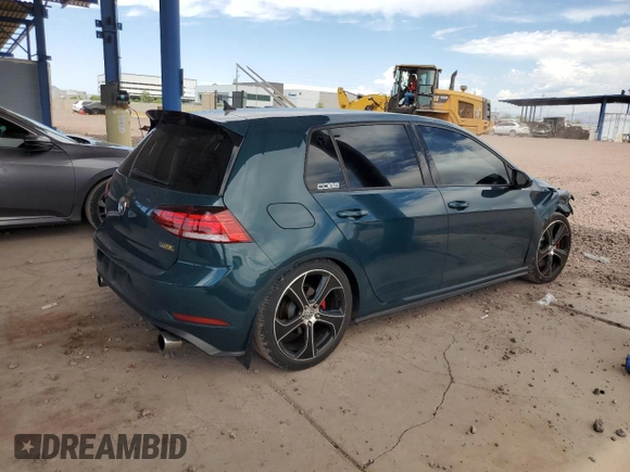 2018 Volkswagen Golf GTI S with VIN 3VW447AU0JM296245, listed as a Copart auction lot 68730374 with 78,493 mi miles and Salvage Title. Bid and sale history available at carsss.com. Image 3.