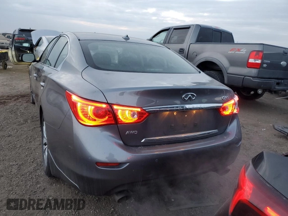 2017 Infiniti Q50 3.0t Signature Edition with VIN JN1EV7AR5HM830753, listed as a Copart auction lot 87638085 with 20,743 mi miles and Salvage Title. Bid and sale history available at carsss.com. Image 6.