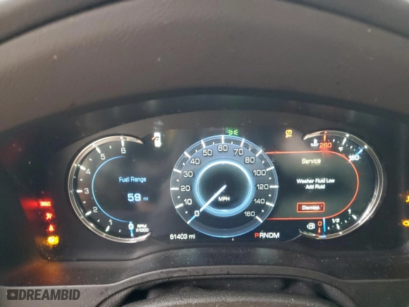 2016 Cadillac Escalade Premium Collection with VIN 1GYS4CKJ0GR267305, listed as a Copart auction lot 80732744 with 61,403 mi miles and Salvage Title. Bid and sale history available at carsss.com. Image 9.