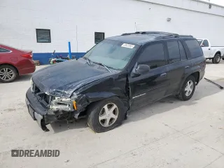 2003 Chevrolet TrailBlazer LS with VIN 1GNDS13S432217677, listed as a Copart auction lot 43632065 with 205,349 mi miles and Salvage Title. Bid and sale history available at carsss.com. Image 1.