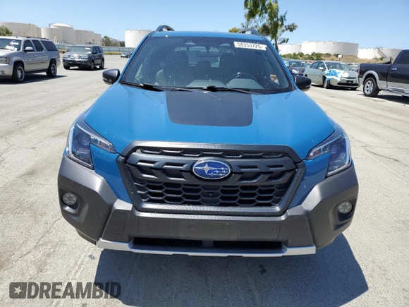 2023 Subaru Forester Wilderness with VIN JF2SKAMC9PH456962, listed as a Copart auction lot 58353725 with 21,487 mi miles and Salvage title. Bid and sale history available at DreamBid. Image 5.