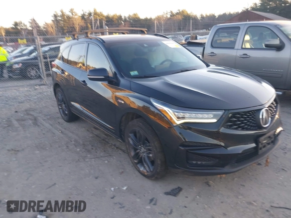 2021 Acura RDX w/A-Spec Package with VIN 5J8TC2H64ML004096, listed as a IAAI auction lot 41088400 with 46,443 mi miles. Bid and sale history available at carsss.com. Image 1.