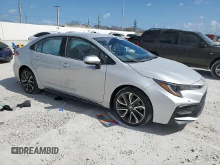 2022 Toyota Corolla SE with VIN 5YFS4MCE6NP110284, listed as a Copart auction lot 52669265 with 18,729 mi miles and Non Repairable. Bid and sale history available at carsss.com. Image 4.