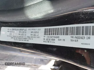 2015 Chrysler 200 S with VIN 1C3CCCBG7FN546049, listed as a IAAI auction lot 41721257 with 1 mi miles. Bid and sale history available at carsss.com. Image 9.