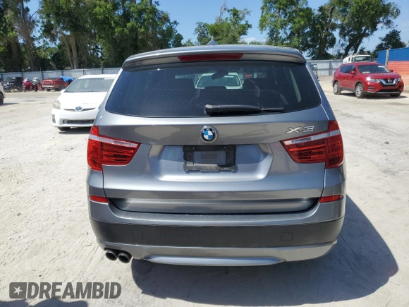 2013 BMW X3 xDrive28i with VIN 5UXWX9C54D0D05185, listed as a Copart auction lot 55397885 with 126,799 mi miles and Clean Title. Bid and sale history available at DreamBid. Image 6.