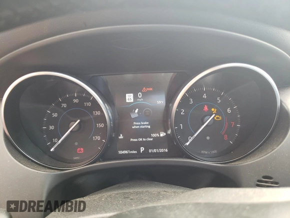 2019 Jaguar F-Pace 25t с VIN SADCS2FXXKA390999, выставлен на аукционе Copart как лот 46416534 с пробегом 104 961 миль миль и Списание • Salvage title. История ставок и продаж доступна на DreamBid. Изображение 9.