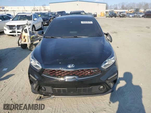 2021 Kia Forte GT with VIN 3KPF44AC9ME274440, listed as a Copart auction lot 46669615 with 73,572 mi miles and Salvage Title. Bid and sale history available at carsss.com. Image 5.