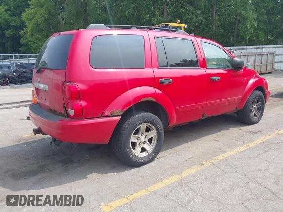 2004 Dodge Durango SLT with VIN 1D4HB48N04F170255, listed as a IAAI auction lot 42512864 with 146,821 mi miles and . Bid and sale history available at DreamBid. Image 4.