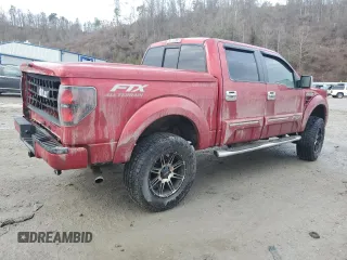 2012 Ford F-150 XL with VIN 1FTFW1EF1CFA97075, listed as a Copart auction lot 47039765 with 0 mi miles and Salvage Title. Bid and sale history available at carsss.com. Image 3.