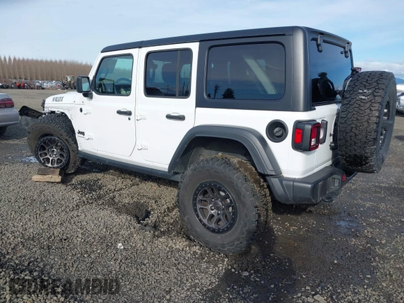 2023 Jeep Wrangler Sport with VIN 1C4HJXDG4PW567027, listed as a IAAI auction lot 41633197 with 14,782 mi miles and . Bid and sale history available at DreamBid. Image 3.