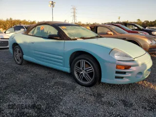2005 Mitsubishi Eclipse GTS with VIN 4A3AE75H25E033876, listed as a Copart auction lot 76860384 with 0 mi miles and Salvage Title. Bid and sale history available at carsss.com. Image 4.