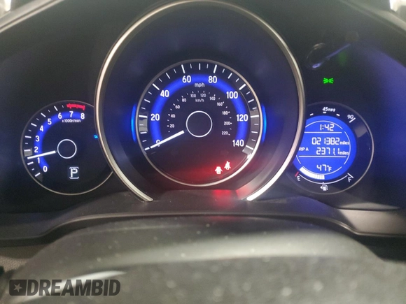 2017 Honda Fit LX with VIN JHMGK5H58HS021702, listed as a Copart auction lot 42451385 with 21,382 mi miles and Salvage Title. Bid and sale history available at carsss.com. Image 9.