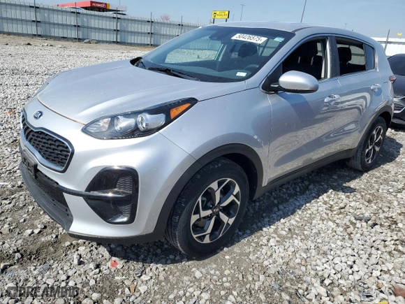2020 Kia Sportage LX with VIN KNDPM3AC2L7731425, listed as a Copart auction lot 50426575 with 33,406 mi miles and Salvage Title. Bid and sale history available at carsss.com. Image 1.