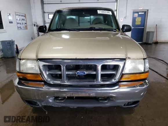 1999 Ford Ranger XL with VIN 1FTZR15V3XPB15152, listed as a Copart auction lot 71443144 with 119,928 mi miles and Non Repairable. Bid and sale history available at carsss.com. Image 5.