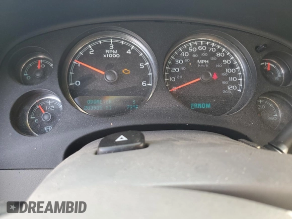 2011 Chevrolet Tahoe LTZ with VIN 1GNSCCE06BR346909, listed as a Copart auction lot 57366535 with 283,935 mi miles and Salvage title. Bid and sale history available at DreamBid. Image 9.