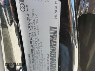 2017 Audi A3 Sedan Premium with VIN WAUB8GFF3H1013026, listed as a Copart auction lot 51569834 with 90,277 mi miles. Bid and sale history available at carsss.com. Image 12.