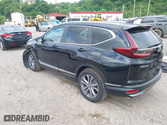 2021 Honda CR-V Touring with VIN 5J6RW2H92ML003064, listed as a IAAI auction lot 42298361 with 70,988 mi miles and . Bid and sale history available at DreamBid. Image 3.