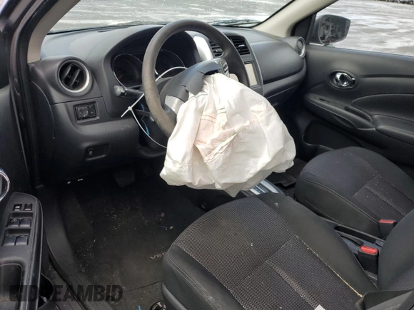 2019 Nissan Versa SV with VIN 3N1CN7AP2KL830670, listed as a Copart auction lot 50995655 with Not provided miles and Salvage title. Bid and sale history available at DreamBid. Image 8.