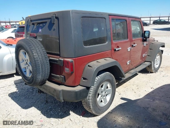 2010 Jeep Wrangler Unlimited Sport with VIN 1J4HA3H1XAL231030, listed as a IAAI auction lot 41799182 with 192,906 mi miles. Bid and sale history available at carsss.com. Image 4.