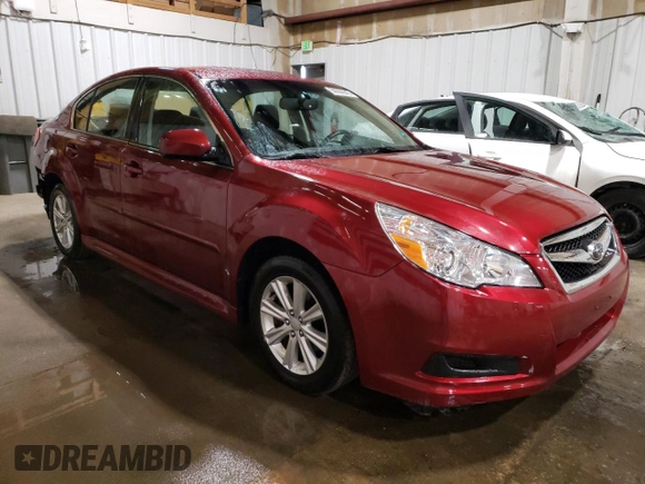 2012 Subaru Legacy 2.5i Premium with VIN 4S3BMCC67C3040514, listed as a Copart auction lot 50592645 with 61,207 mi miles and Salvage Title. Bid and sale history available at carsss.com. Image 4.