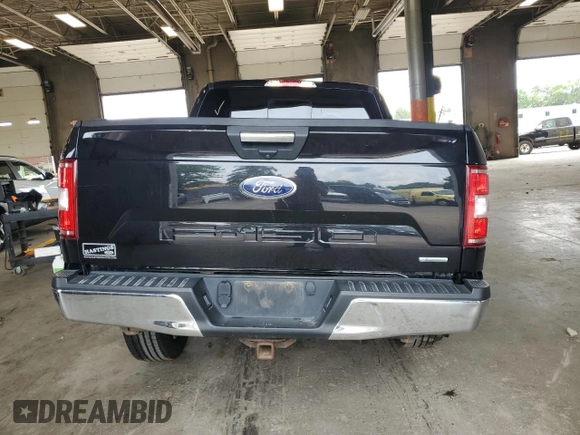 2019 Ford F-150 XL with VIN 1FTEW1EPXKKE15382, listed as a Copart auction lot 61349905 with 92,704 mi miles and Salvage title. Bid and sale history available at DreamBid. Image 6.