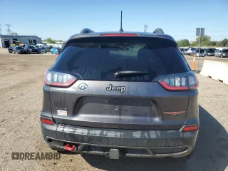 2019 Jeep Cherokee Trailhawk with VIN 1C4PJMBX1KD207294, listed as a Copart auction lot 72694824 with 93,311 mi miles and Salvage Title. Bid and sale history available at DreamBid. Image 6.