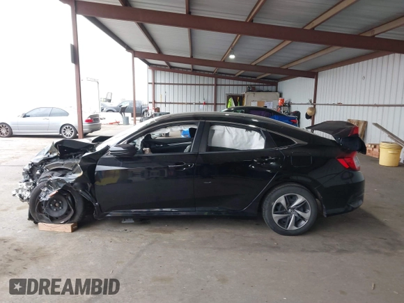 2020 Honda Civic Sedan LX with VIN 2HGFC2F60LH531399, listed as a IAAI auction lot 41713211 with 126,789 mi miles. Bid and sale history available at carsss.com. Image 14.