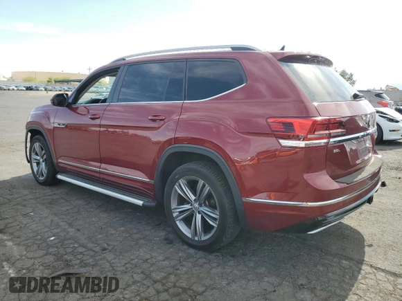 2018 Volkswagen Atlas SEL with VIN 1V2RR2CAXJC598898, listed as a Copart auction lot 58301435 with 80,162 mi miles and Salvage title. Bid and sale history available at DreamBid. Image 2.