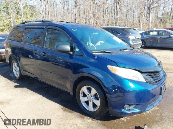 2012 Toyota Sienna with VIN 5TDKA3DCXCS013173, listed as a IAAI auction lot 41437317 with 175,263 mi miles and . Bid and sale history available at DreamBid. Image 1.