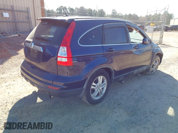 2011 Honda CR-V EX-L with VIN 5J6RE3H72BL027093, listed as a IAAI auction lot 41651384 with 54,159 mi miles. Bid and sale history available at carsss.com. Image 4.