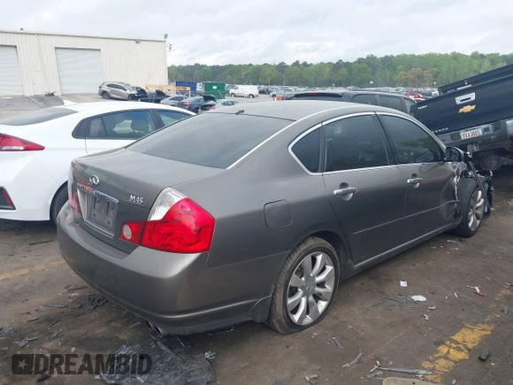 2006 Infiniti M Sport with VIN JNKBY01EX6M204865, listed as a IAAI auction lot 41946727 with 219,898 mi miles. Bid and sale history available at carsss.com. Image 4.