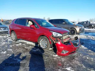 2019 Buick Envision Essence with VIN LRBFXCSA7KD018731, listed as a IAAI auction lot 41247236 with 108,291 mi miles and . Bid and sale history available at carsss.com. Image 1.