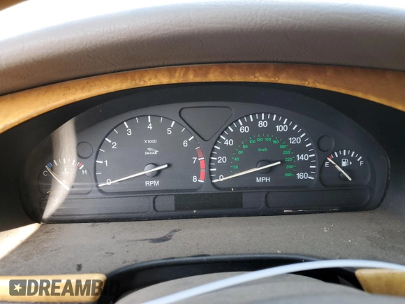 2000 Jaguar S-Type V8 with VIN SAJDA01D3YGL66121, listed as a Copart auction lot 54253095 with Not Provided miles and Clean Title. Bid and sale history available at DreamBid. Image 9.