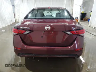 2022 Nissan Sentra SV with VIN 3N1AB8CV5NY236986, listed as a Copart auction lot 44025115 with 10,089 mi miles and Salvage Title. Bid and sale history available at carsss.com. Image 6.