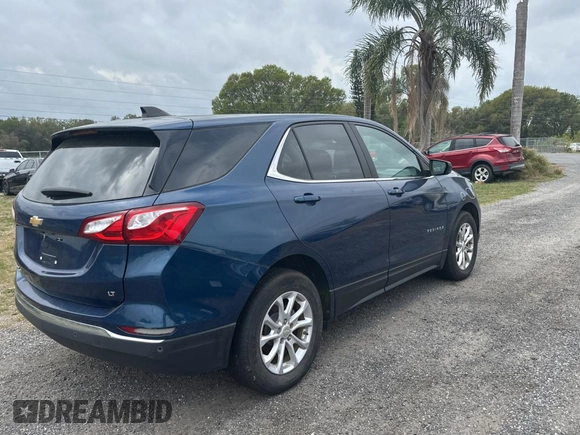 2021 Chevrolet Equinox LT with VIN 3GNAXJEV6ML378169, listed as a Copart auction lot 48204375 with 98,349 mi miles and Clean title. Bid and sale history available at DreamBid. Image 4.